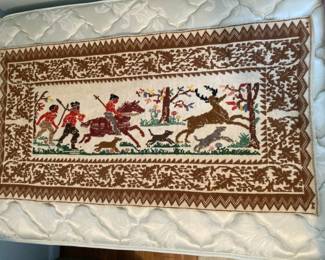 Tapestry Depicting Men Hunting Dear