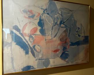 "Mountain and Sea" by artist nHelen Frankenthaler, 1952
