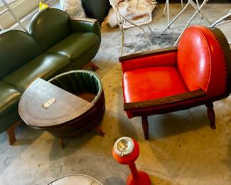 SAN-HYGENE Oak barrel furniture, sold individually