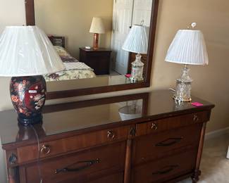 CENTURY triple dresser, mirror