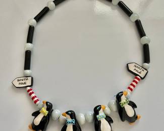 North Pole, South Pole necklace