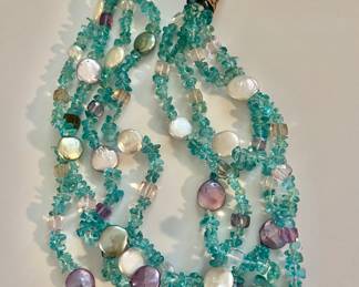 Multi strand necklace