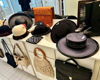 Hats and handbags