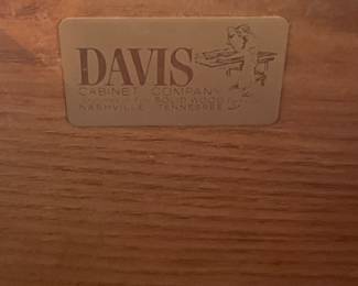 Vintage Davis cabinet company furniture 