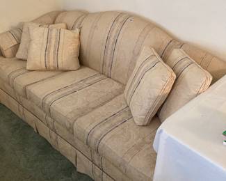 There’s a great sofa in the living room with pillows.