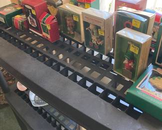 Around 100 Hallmark keepsake ornaments from the 1980s.