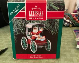 There’s almost 100 Hallmark keepsake ornaments from the 1980s still in their original boxes