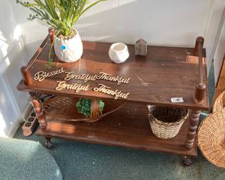 Here’s a nice occasional table for plants