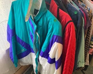 There are several ladies jackets and coats