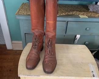 army boots, coats, trunks