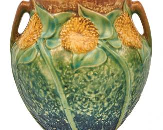 Roseville Pottery Sunflower Vase