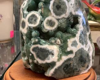 One of several mineral specimens