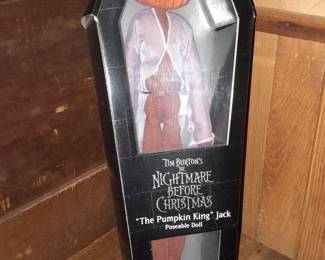 Nightmare Before Christmas "Pumpkin King" Plush Doll In Box By Applause