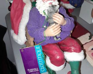 Clothtique Possible Dreams Santa Decor Figure