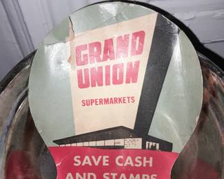 Vintage Grand Union Supermarkets Advertisement