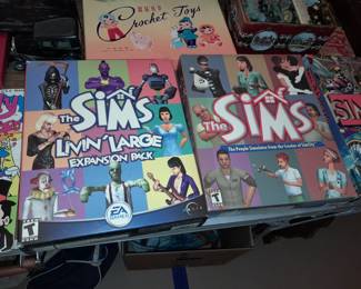 Computer Game Boxes (Some Games Present, Others Maybe Not)