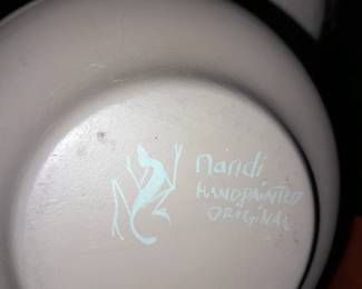 Nandi Handpainted Original Signed Pottery