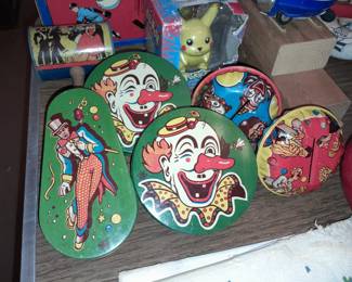 Vintage Tin Noisemakers