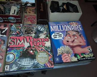 Computer Game Boxes (Some Games Present, Others Maybe Not)