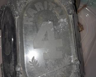 This Is An ORIGINAL Antique Glass Chandelier that Hung At The Raritan Fire Department Fire House When They Were Co. 4 (Now They're Co. 2) - An EXTREMELY Unique Piece Of Local History Ready To Be Restored!