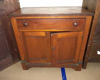 Antique Wooden Sideboard W/ 1 Drawer