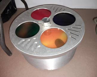 VINTAGE ORIGINAL Christmas Tree Rotating Color Wheel