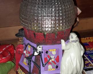 NECA Nightmare Before Christmas Jack Skellington & Oogie Boogie Lamp