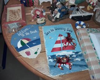 Assorted Seashore, Nautical, & Beachy Decor