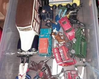 An Assortment Of Vintage Toy Cars