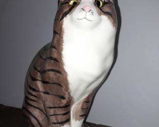 Oversized Cat Figurine
