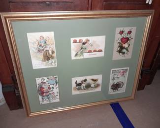 Framed Postcard Display