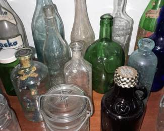 Assorted Vintage & Antique Bottles (Many Local To NJ)