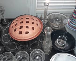 Faux Terracotta Pie Pan Dish
