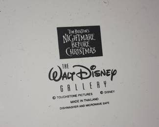 SUPER RARE Nightmare Before Christmas 4 Piece Place Setting From The Walt Disney Gallery (2 Sets Available)