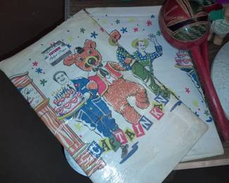 Vintage Captain Kangaroo Paper Tablecloths