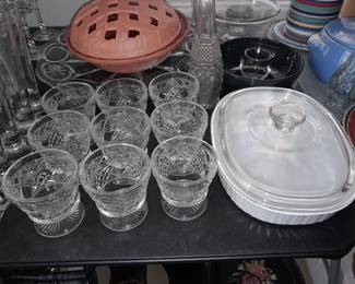 Assorted Clear Drinking Glasses