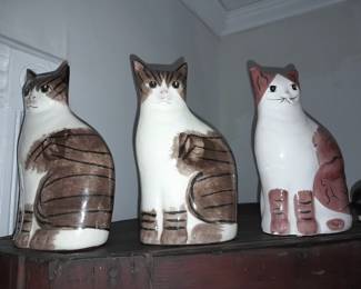 HEAVY Doorstop Cat Figurines