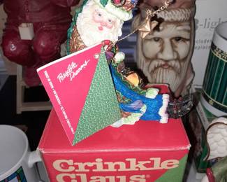 "Crinkle Claus" By Possible Dreams With The Tag & Original Box