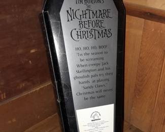 Nightmare Before Christmas "Pumpkin King" Plush Doll In Box By Applause