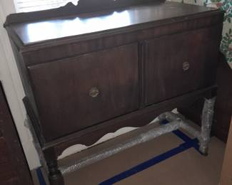 Antique Dining Room Sideboard Cabinet