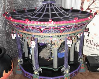 Retired Dept.56 Halloween "Ghostly Carousel"