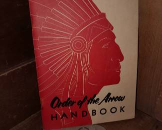 Vintage "Order Of The Arrow" Handbook W/ Arrow Keychain