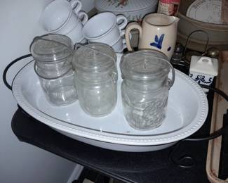 Glass Ball Jars W/ Locking Lids