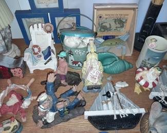Assorted Seashore, Nautical, & Beachy Decor