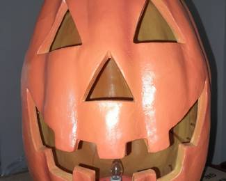 Oversized Light Up Foam Halloween Pumpkin