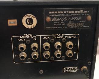 Marantz Model 1060B Console Stereo Amplifier
