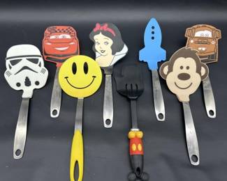 (8) Whimsical Character Kitchen Utensils