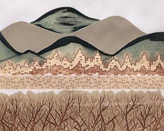 Framed Abstract Art, Layers