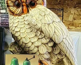 Giant wooden owl