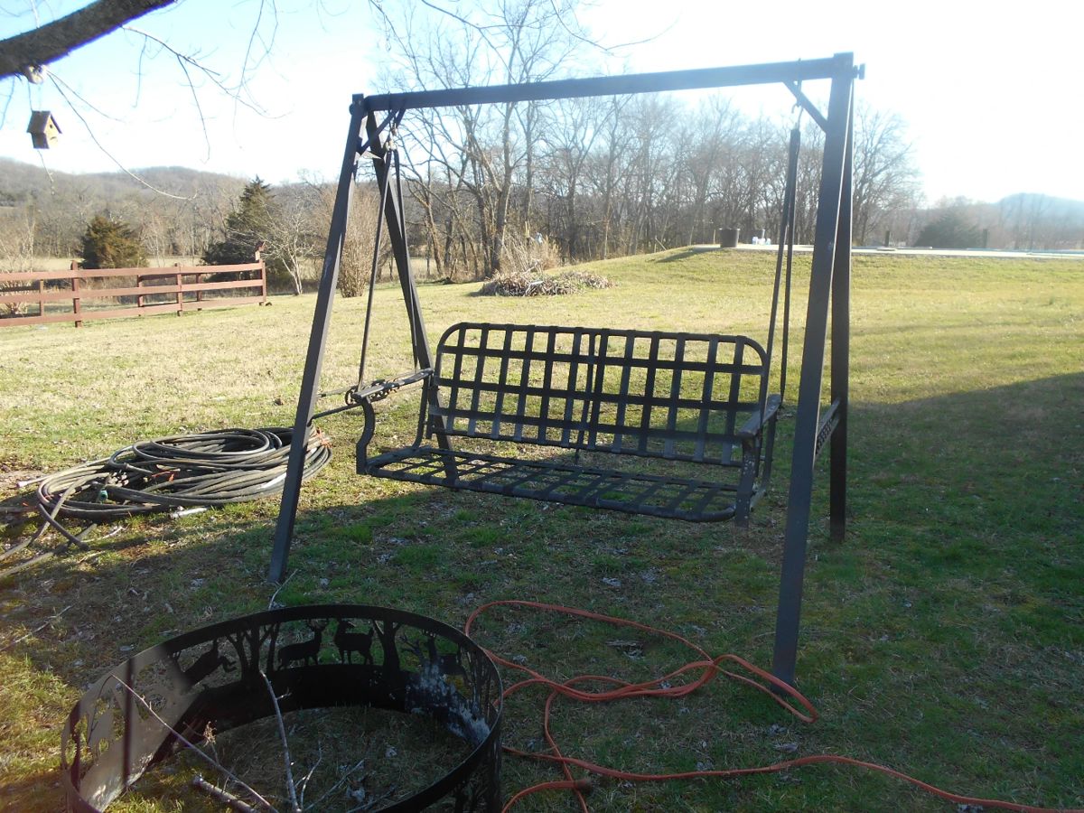 METAL SWING &FRAME